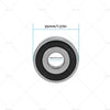 Chrome Steel 6202 4pcs 16x35x11mm Double Sealed Ball Bearings