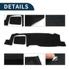Suzuki MR52S / MR92S (2020-2024) - Black 1 Set Dashboard Cover Mat