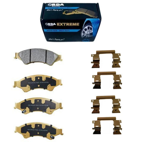Mazda BT50 Front Heavy Duty Brake Pads & Shim Hardware (2012–2012)