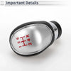 Ford Focus MK2 (2005-2011) - Plastic Red Silver Black 5 Speed Shift Knob