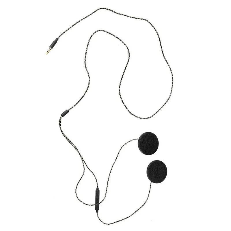 Motorcycle Headphone Speakers Plug and Play TPE 35g Helmet Headset