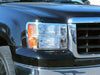 GMC Sierra Head Light Bezel Cover Chrome Trim (2007-2013)