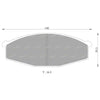 Nissan Patrol G60 GQ MQ Front Disc Brake Pad Set (1971 - 1999)