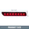 Suzuki SX4 LED Rear Bumper Fog Tail Light Red Lens (2007-2014)