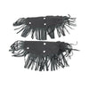 Honda, Yamaha, Harley Front Rider Floorboard Fringe Covers