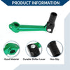 Bosuer M5 Green / Black Head Folding Motorcycle Gear Shifter Lever