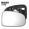 Toyota IQ Right Side White Mirror Glass w/ Back (2009-2016)