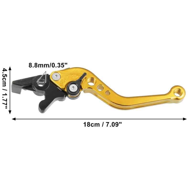 Honda CBR300R (2016-2019) 1 Pair Gold Tone Aluminum Brake Clutch Levers