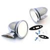 Classic Cars Universal 4" Chrome Bullet Style Fender Door Mirrors