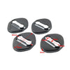 Honda, Toyota, Mazda, Hyundai Blue Car Door Lock Protective Covers