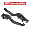 Honda PCX125 (2021) Black Motorcycle Brake Clutch Levers 1 Pair Folding
