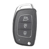 2013-2014 Hyundai Santa Fe Flip Remote Key Fob Case Shell (3 Buttons)