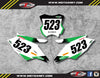 Kawasaki KXF 450 Custom Number Plate Decals (2016-2018)