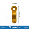 Motorcycle Handlebar Hook CNC Aluminum Gold Tone