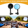 M8 Rear View Mirror Black Aluminum 1 Set