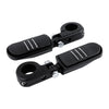 Harley Sportster XL 883 1200 Matte Black 1.25" Highway Bar Footpegs (2004-2023)