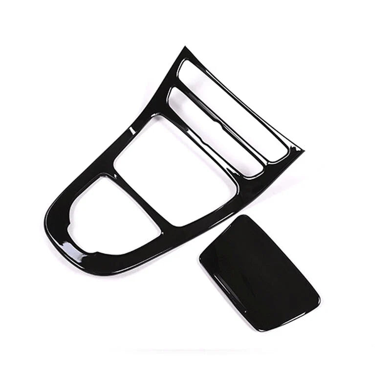 Benz E-Class W213 2016-2018 Piano Black Console Gear Shift Cover Trim Fit