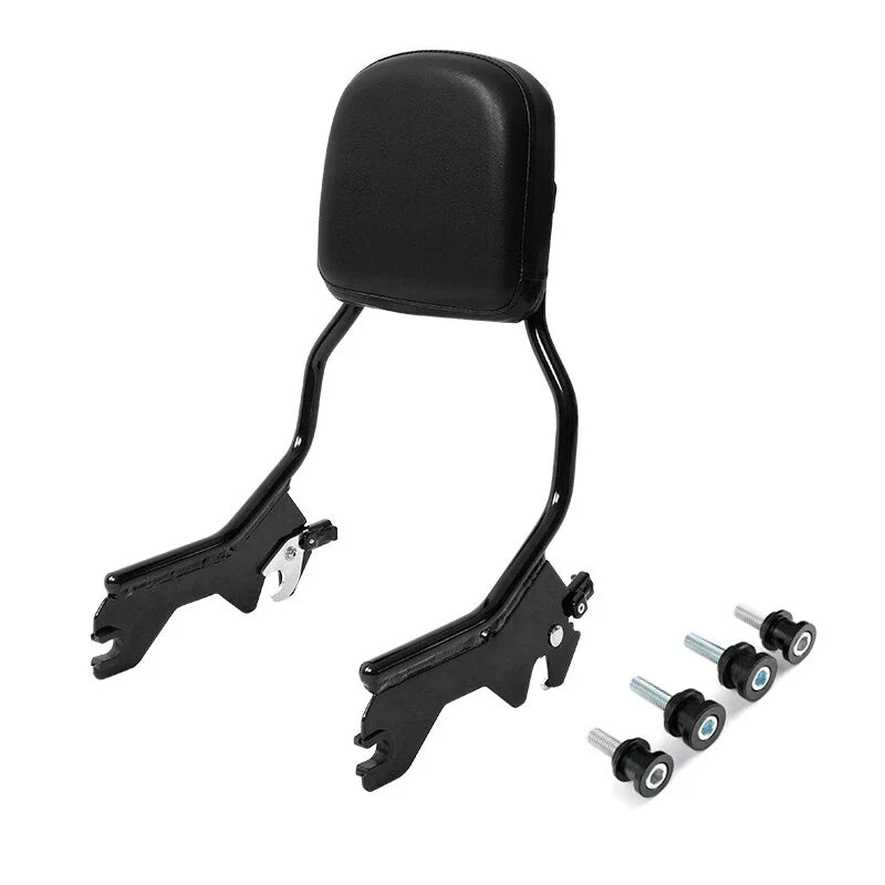 Harley Heritage Classic Black Sissy Bar Backrest Docking Hardware (18-25)
