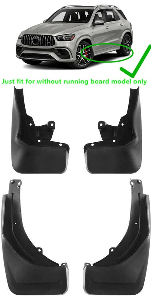 Mercedes Benz GLE AMG GLE53 4PCS Splash Guards Mud Flaps Fender (2019–2024)