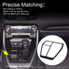 Toyota RAV4 Carbon Fiber Black Stainless Steel Gear Shift Knob Cover Sticker