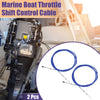 Yamaha 2 x 700cm 24FT Throttle Control Cable Blue