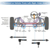 Dodge Caravan 4 Pcs Front Inner & Outer Tie Rod End Link Set