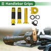 Motorcycle Hand Grips / Cover / Polka Dot Pattern
