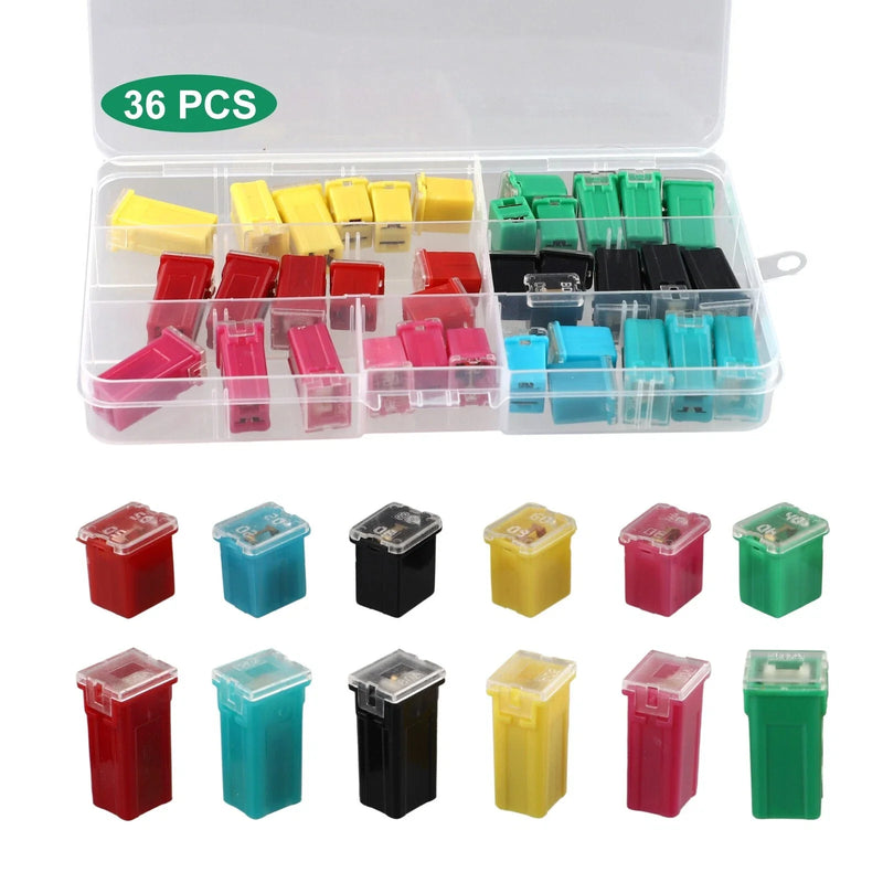 Car Fuse 36pcs Color Coded Fuses