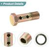 Motorcycle Bolt Screw 2 x M14x1.5 51mm Hollow with Washer