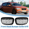 BMW 1 Series Half Chrome Silver Tone Front Upper Bumper Grille Grill