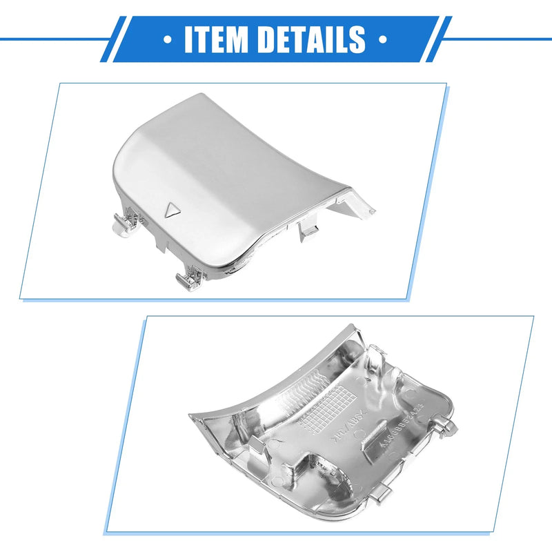 Mercedes-Benz GLS 450 (2016-2023) Silver Tone Car Tow Hook Eye Hole Cover