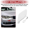 BMW 320i (2016-2018) - White 1 Pc Front Tow Hook Cover
