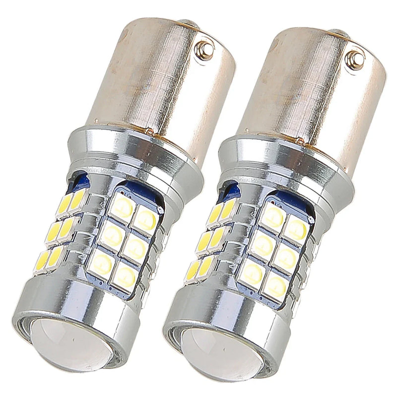 Car 1156 27SMD White LED Parking Back Up Tail Light Bulbs