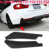 BMW F30 / F31 / F32 / F33 / F22 Carbon Fiber Rear Splitter Canards (2013–2020)