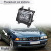BMW E30 Right Front Bumper Side Marker Light Cover