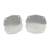 Harley Dresser FLH / T Electra Glide Chrome Front Fairing Mesh Speaker Grilles