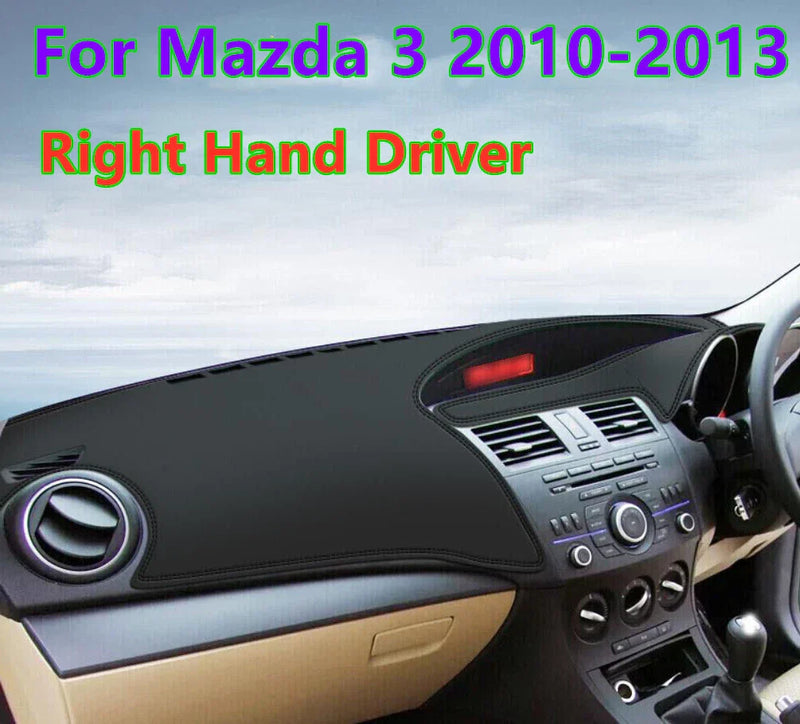 Mazda 3 RHD Leather Car Dashboard Cover Dash Protector Pad Mat (2010–2013)