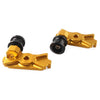 Kawasaki Ninja 250 300 Gold CNC Swingarm Spool Adapters (2013-2023)