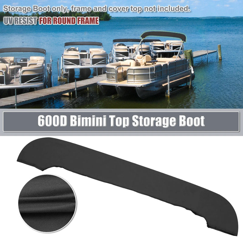 Boat Boat Bimini Top Storage Boot 73-78"W 600D Marine Grade Sock