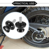 1 x Pair Motorbike Swingarm Spools 8mm CNC Swing Arm Sliders Stand Black