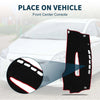 Toyota Prius 30 Series (2009-2015) - Black Red 1 Set Dashboard Cover Mat