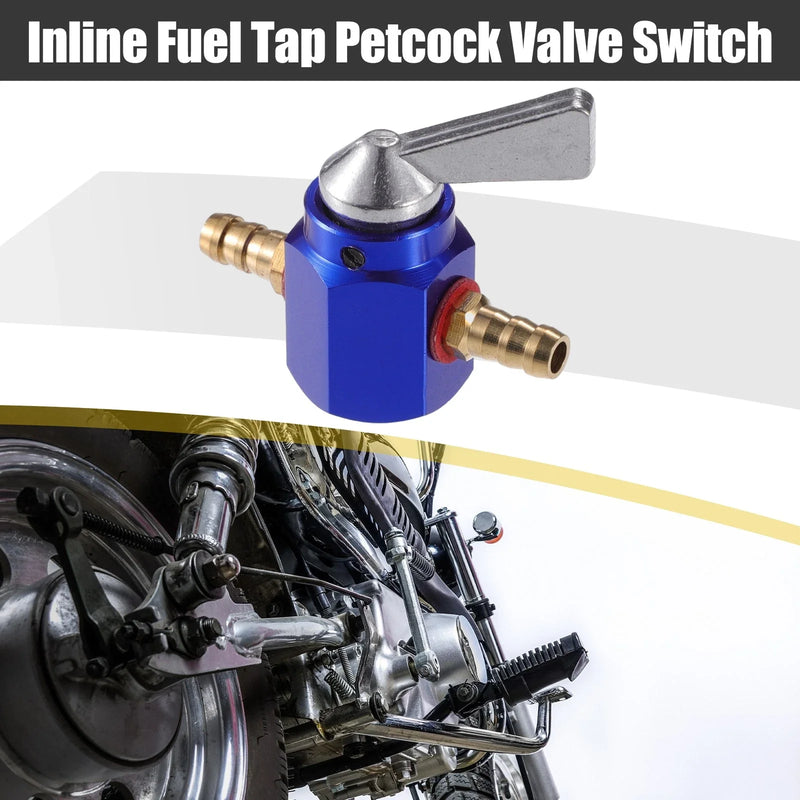 Motorcycle Go Kart Petrol On-Off Fuel Tap Petcock Valve Switch / 6mm /