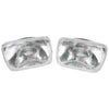 7" x 5" Rectangular Semi Sealed Beam Glass Headlight Pair