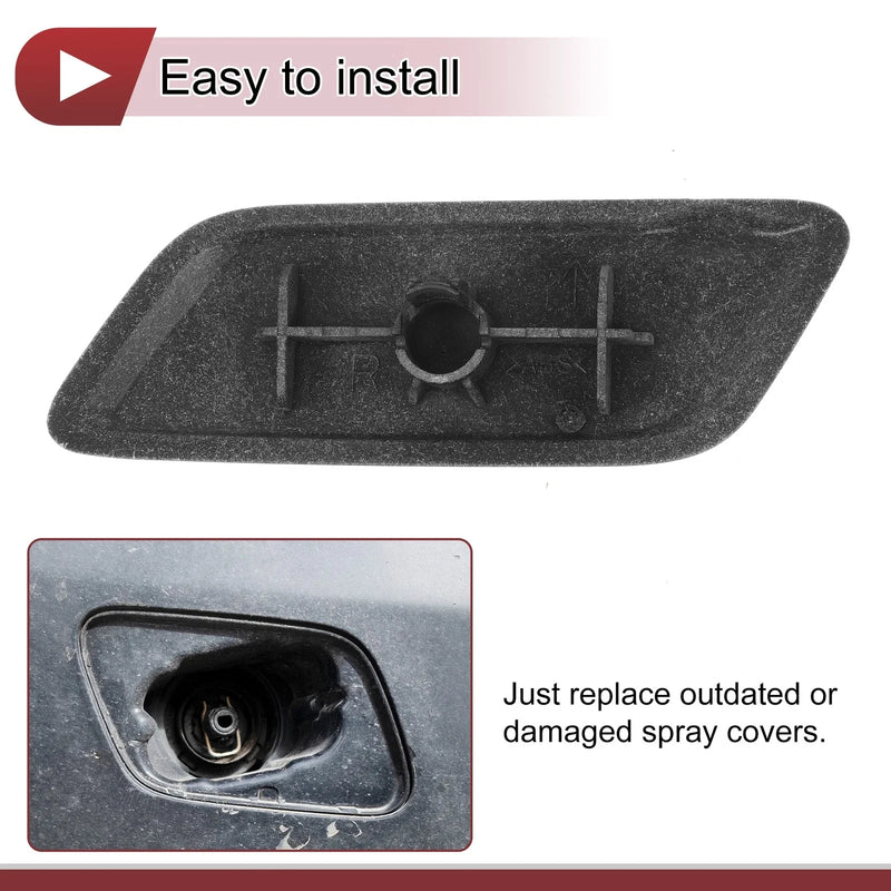 Lexus RX350 (2013-2015) White Front Left Headlight Washer Nozzle Cap