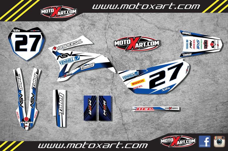 Yamaha TTR 125 (2008-2015) - STORM Style Decals Custom Sticker Kit