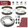 Honda Rancher 400 TRX400FA / FGA Front & Rear Brake Shoes Kit (2004–2007)