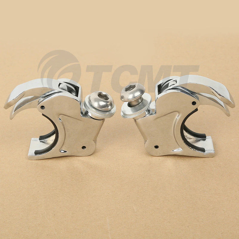 Harley Dyna Wide Glide Softail Night Train 41mm Windshield Clamps (88-13)