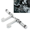 Harley Sportster XL 883 1200 Footrest Footpegs with Heel Rest Chrome (2004-2023)