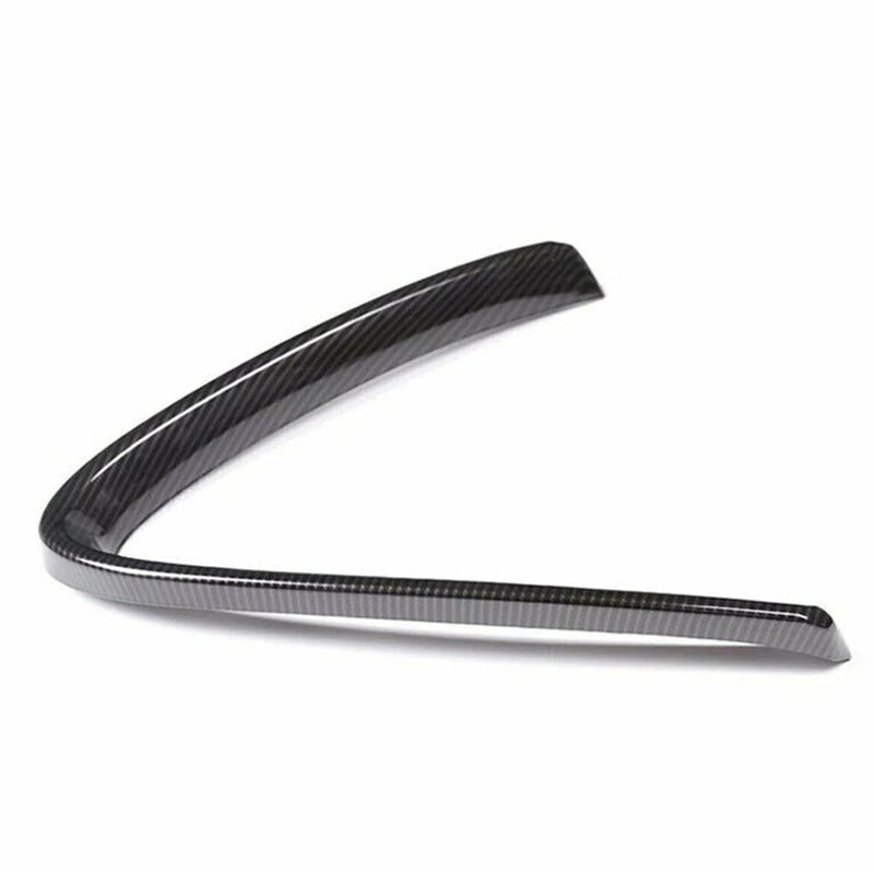 Alfa Romeo Stelvio Carbon Fiber ABS Front Grille Cover & Logo Ring Trim (2017-2023)