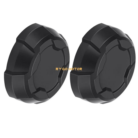 Polaris Ranger Crew SP 570 NorthStar 2 x Front Black Rim Caps (2022–2025)